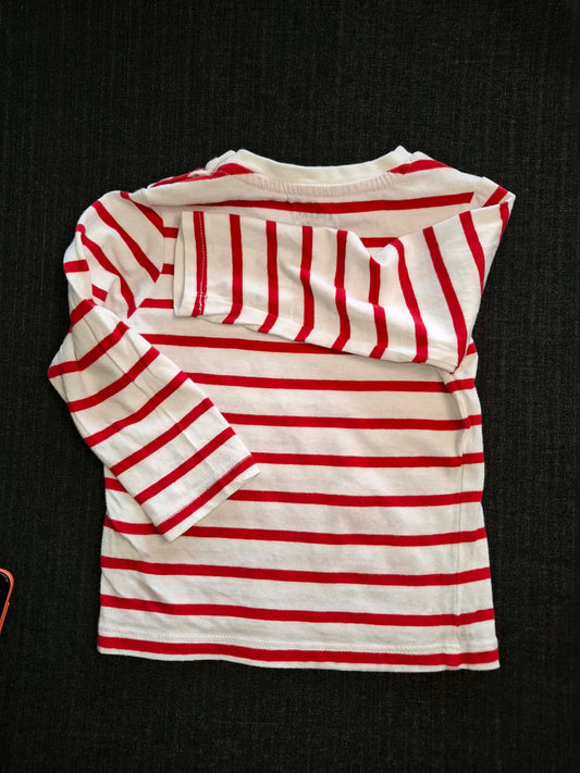 tee shirt fin taille 12/18mois 80cm Creeks