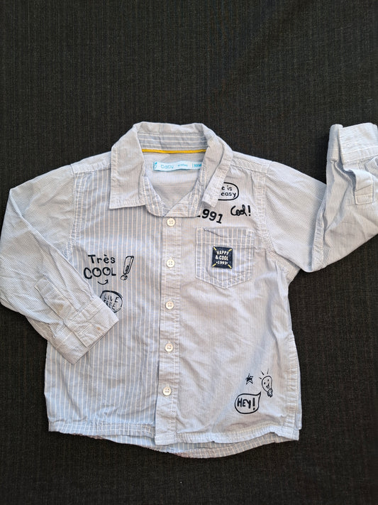 Chemise taille 12mois
