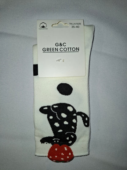 Chaussette taille 35/40green coton