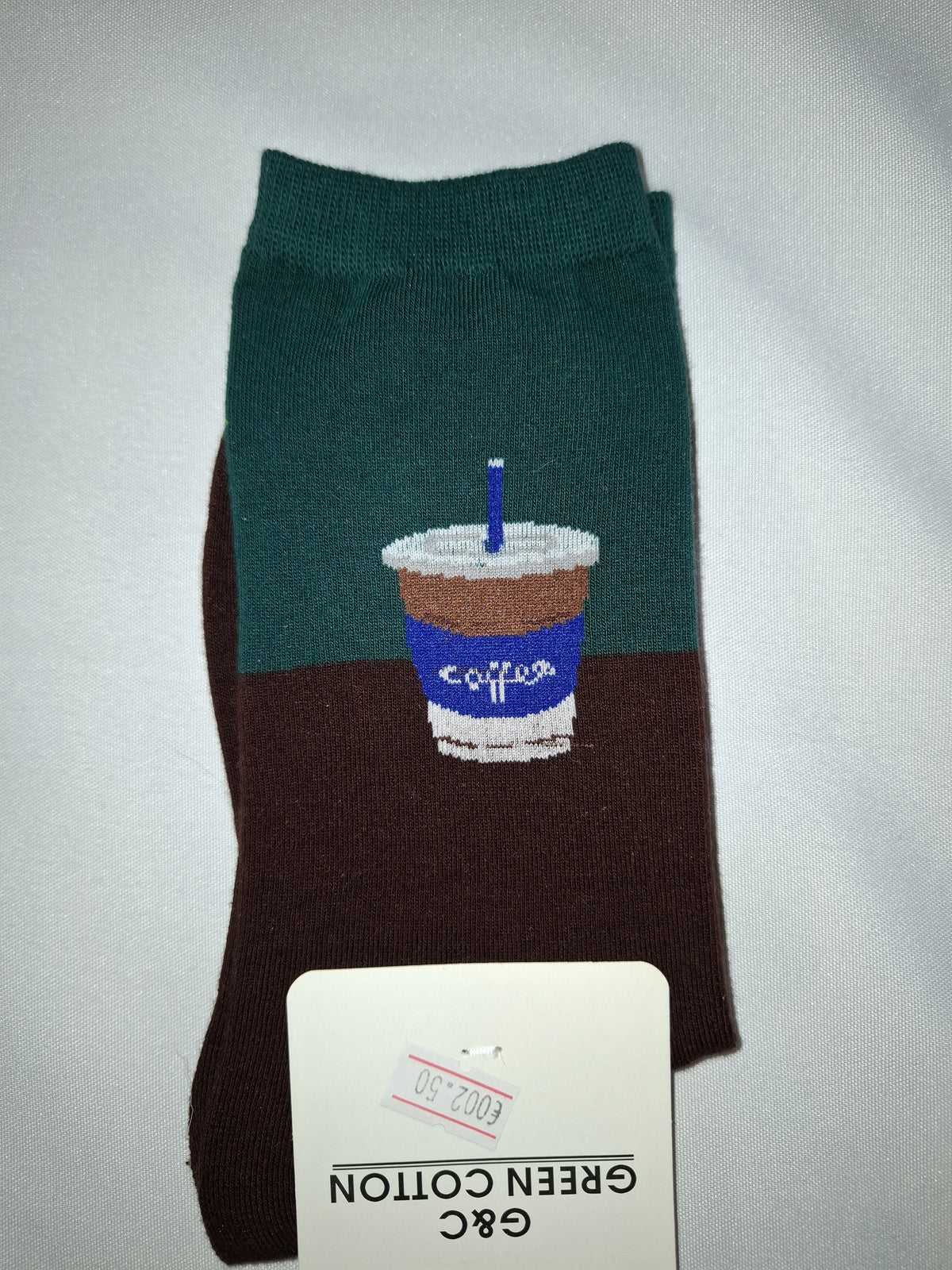 Chaussette café Green coton