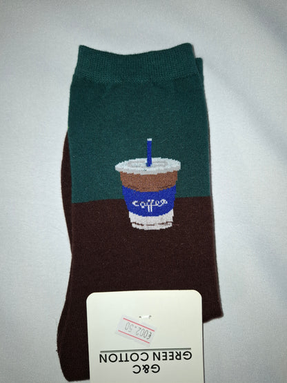 Chaussette café Green coton