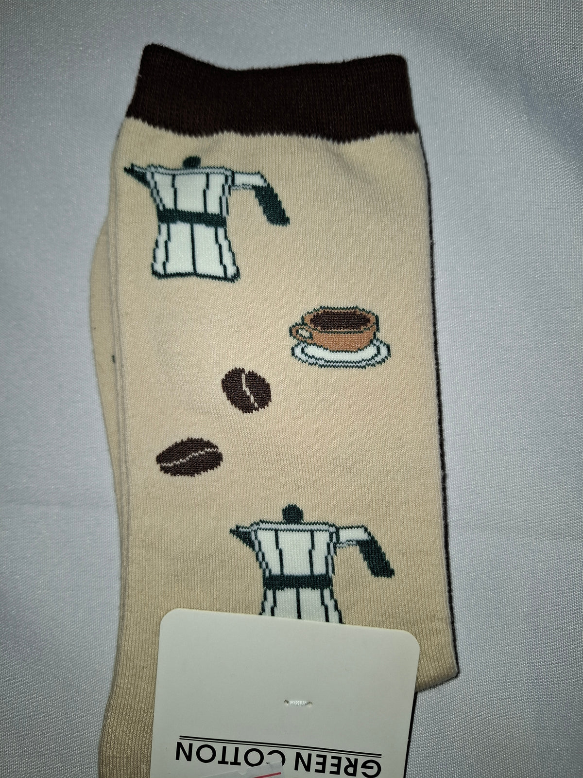 Chaussette café Green coton