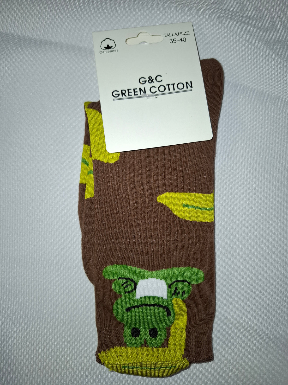Chaussette taille 35/40green coton