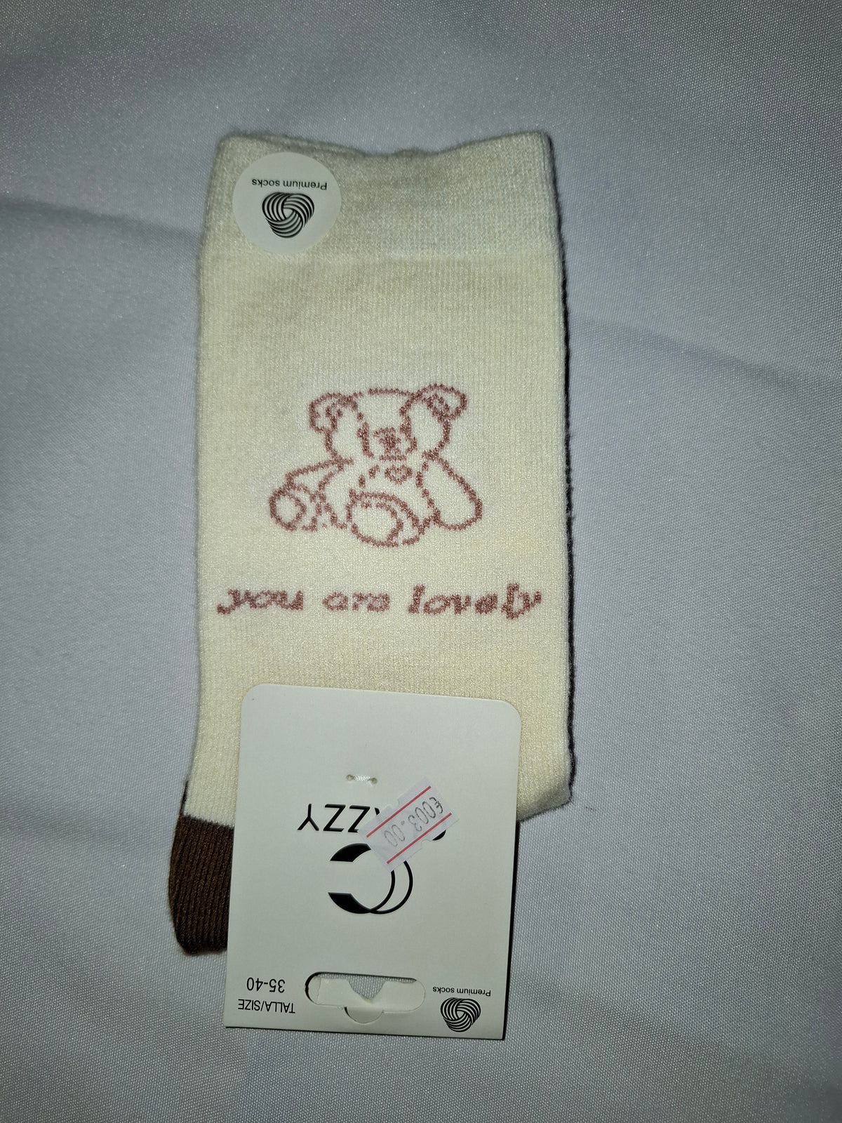 Box chaussettes en ours