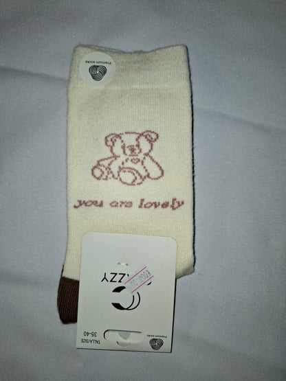 Box chaussettes en ours