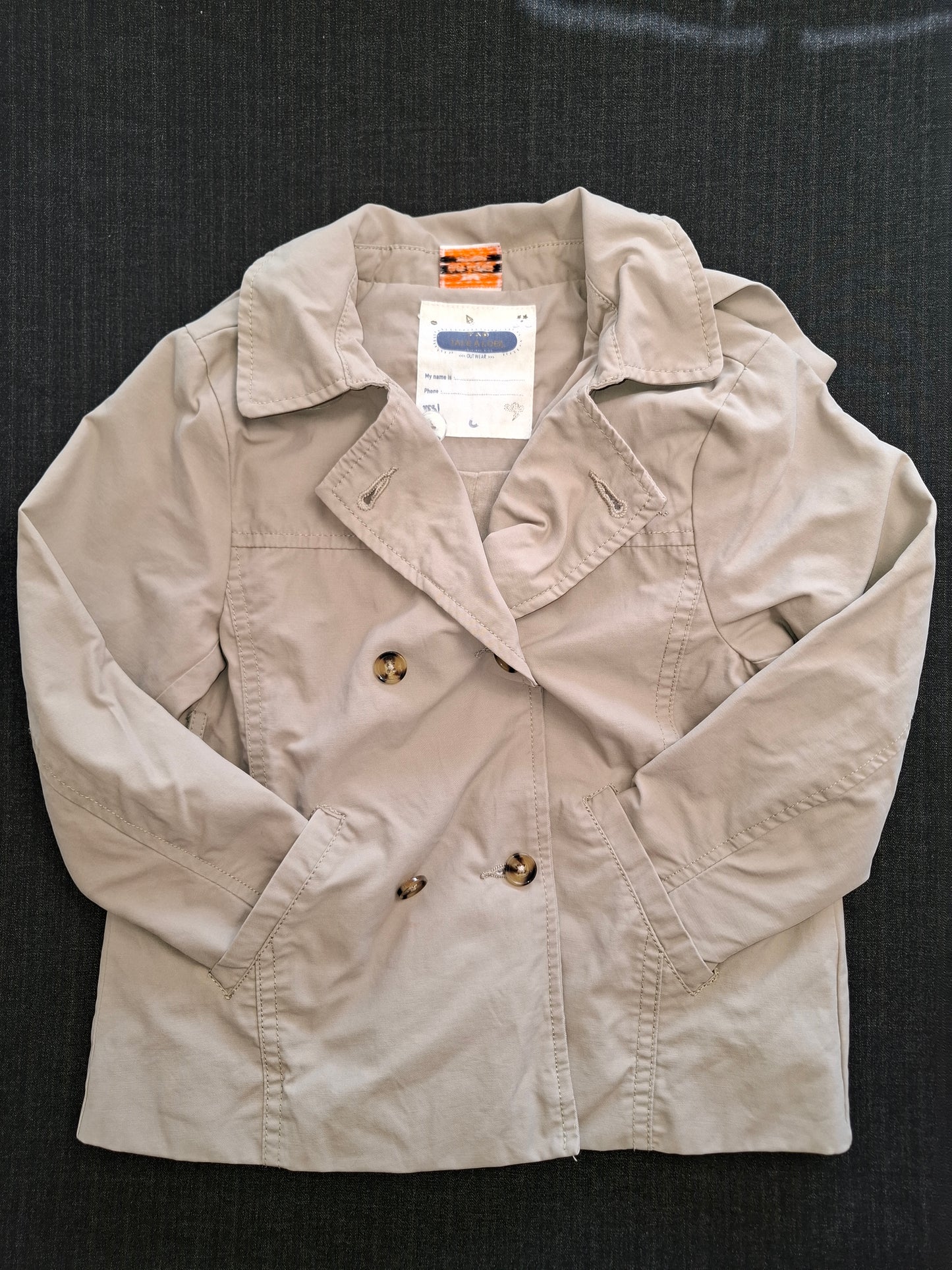 Trench taille 2ans 86cm tao
