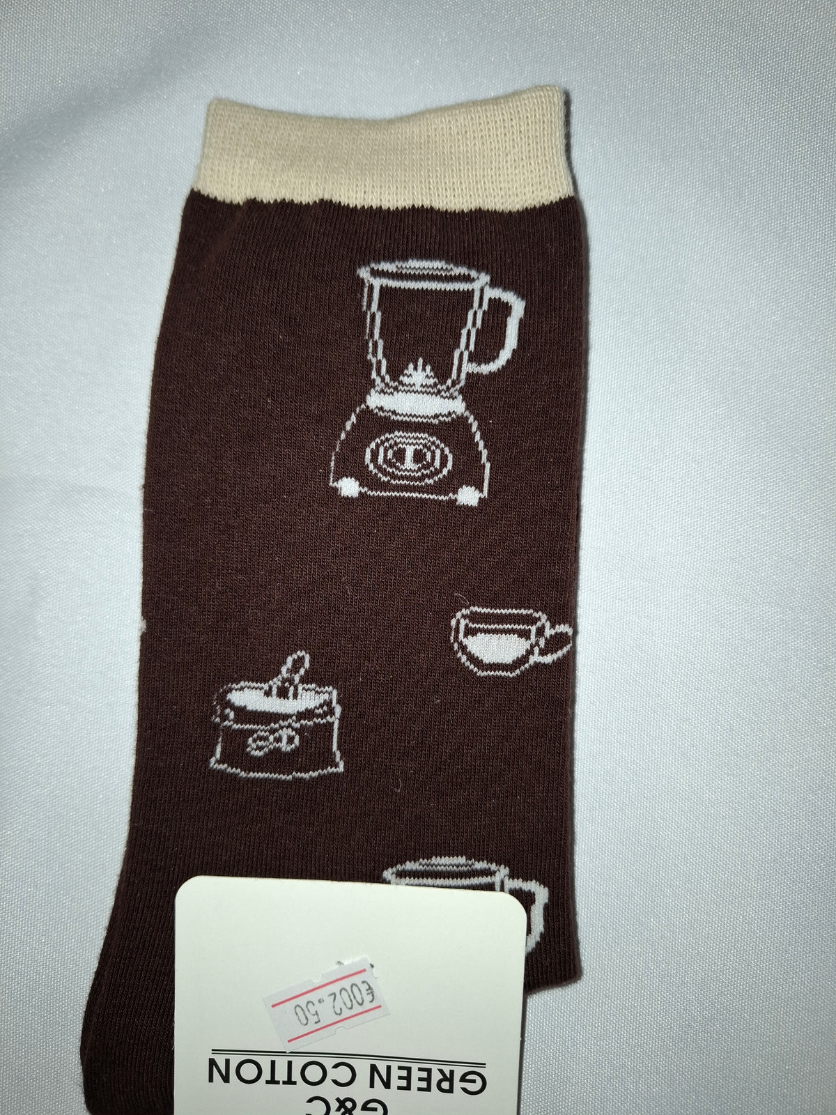 Chaussette café Green coton