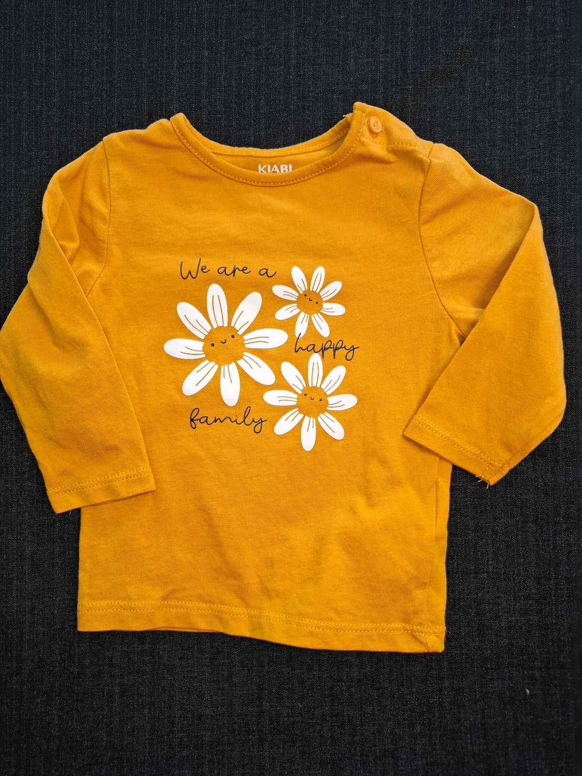 Tee-shirt fin taille 6mois 68cm kiabi