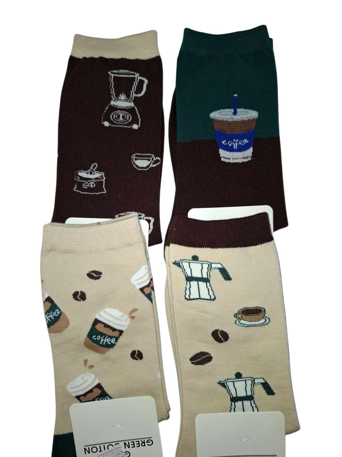 Chaussette café Green coton