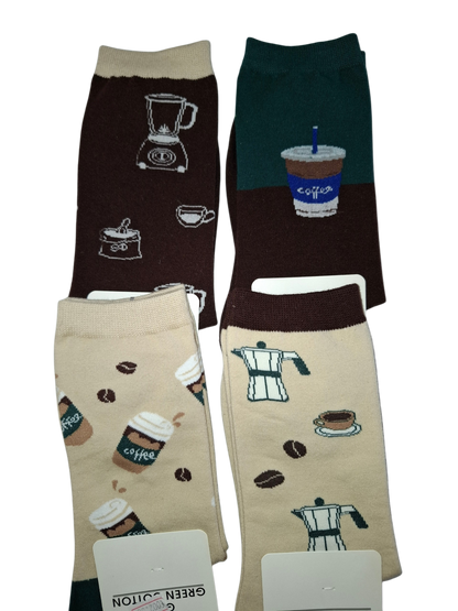 Chaussette café Green coton