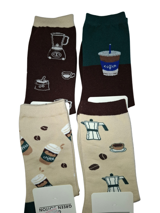 Chaussette café Green coton