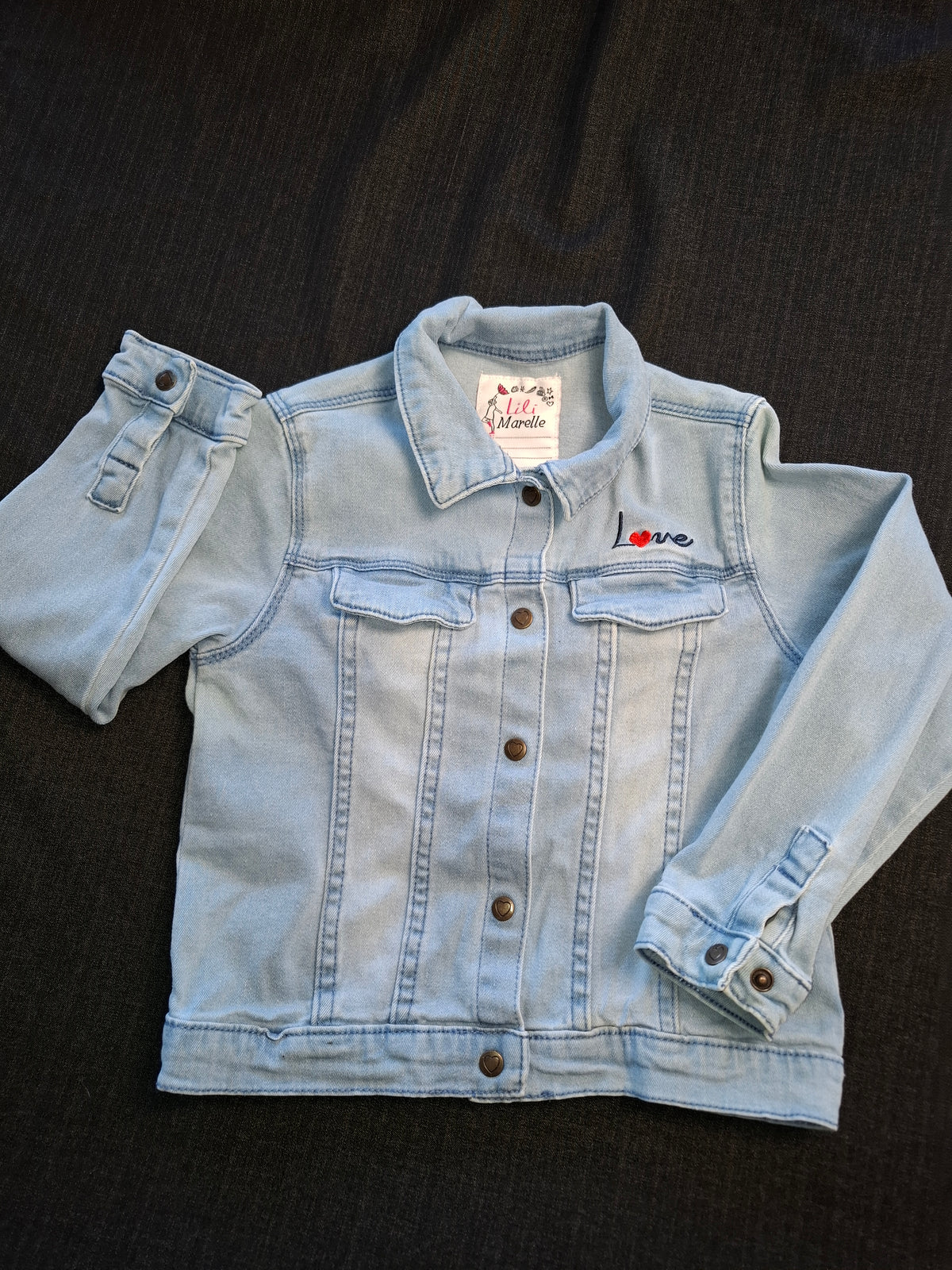 Veste en jeans taille 5ans lili Marelle