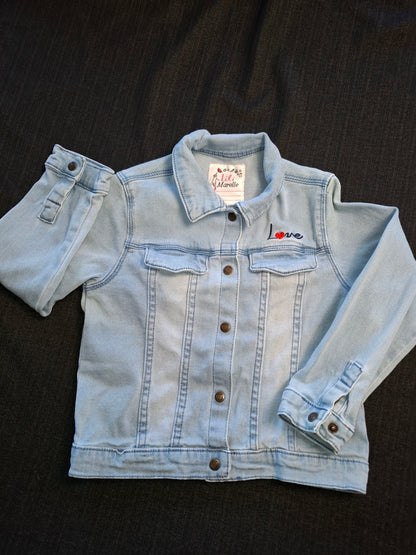 Veste en jeans taille 5ans lili Marelle