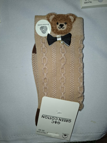 Box chaussettes en ours