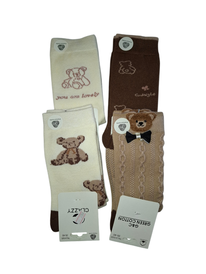 Box chaussettes en ours
