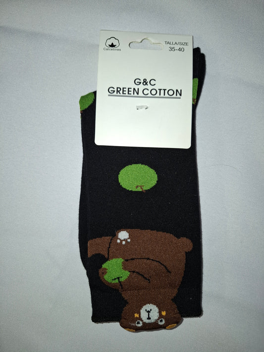 Chaussette taille 35/40green coton