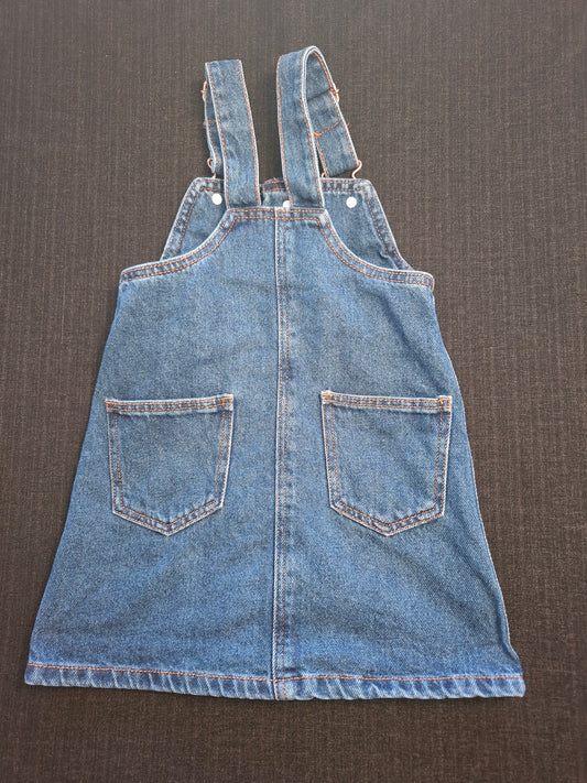Robe en jeans taille 3/4ans 104cm denim&co